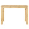 vidaXL Eettafel Panama 117x60x75 cm massief grenenhout