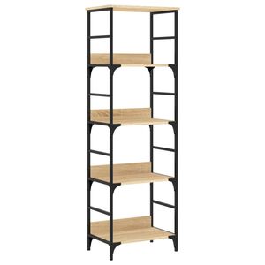 vidaXL Boekenrek 50x33x153 cm bewerkt hout sonoma eikenkleurig
