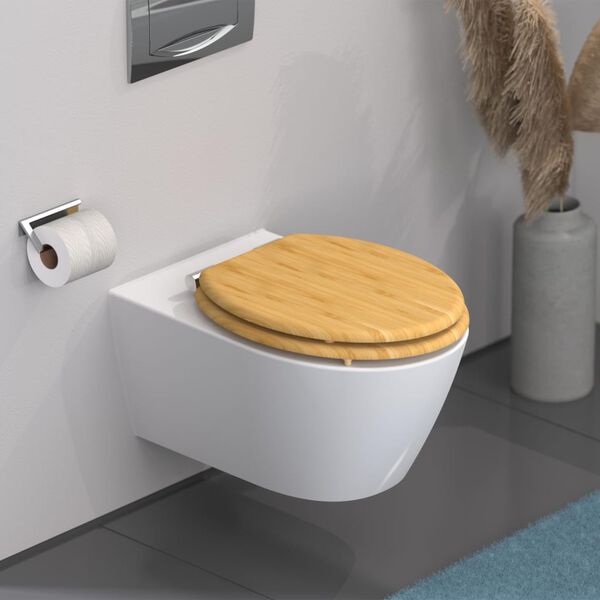 SCH&Uuml;TTE Toiletbril met soft-close NATURAL BAMBOO