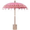 vidaXL Balinese parasol met basis Roze &Oslash; 210-220 cm