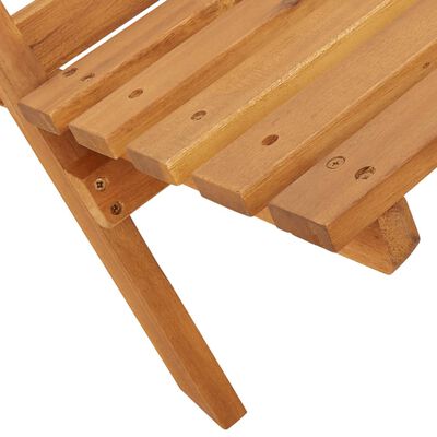 vidaXL Tuinstoelen 2 st massief acaciahout en stof taupe