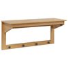 vidaXL Kapstok HILL Honingbruin 90 x 35 x 41.5 cm Massief grenenhout