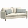 vidaXL Sofa Kussens 2 stuks Lichtgrijs 80 x 40 cm Cordstof