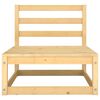 vidaXL 5-delige Loungeset met kussens massief grenenhout