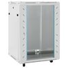 vidaXL Netwerkkast met draaiwieltjes 15U 19" IP20 60x45x86 cm