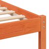 vidaXL Bedframe Wasbruin 150 x 200 cm Massief grenenhout