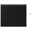 vidaXL Jaloezie Zwart 145 x 130 cm 35 mm Massief Paulowniahout