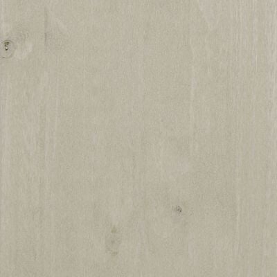 vidaXL Nachtkastje HAMAR 40x35x62 cm massief grenenhout wit