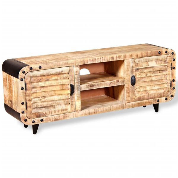 vidaXL Tv-meubel 120x30x50 cm massief mangohout