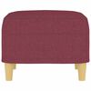 vidaXL Voetenbank 60x50x41 cm stof wijnrood