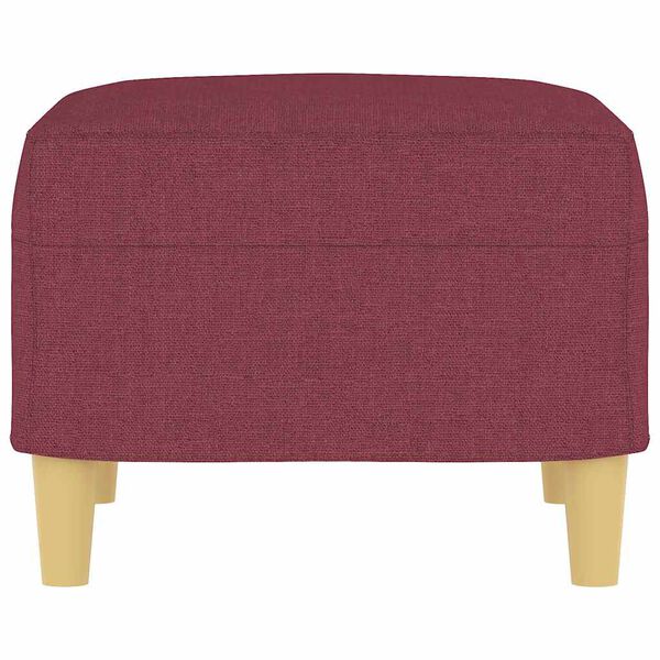 vidaXL Voetenbank 60x50x41 cm stof wijnrood