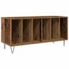 vidaXL Platenkast Oud hout 100 x 38 x 48 cm Bewerkt hout