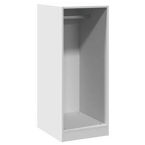vidaXL Kledingkast 48x41x102 cm bewerkt hout wit