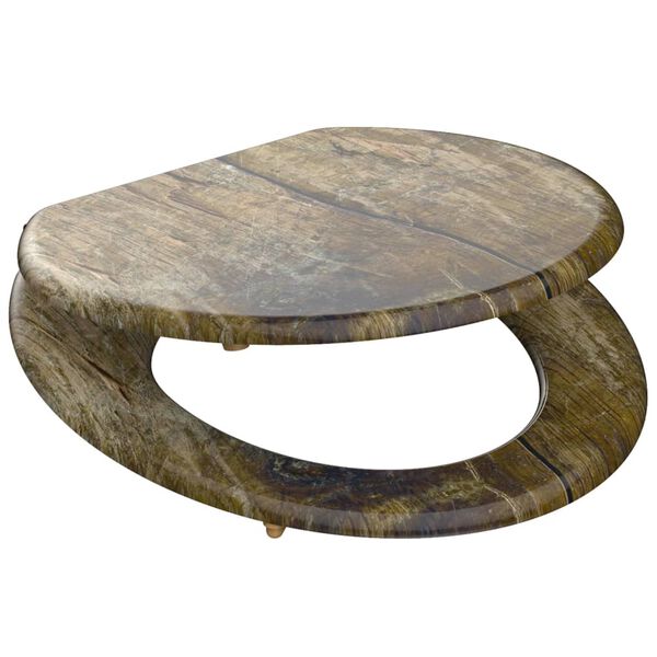 SCH&Uuml;TTE Toiletbril SOLID WOOD MDF met print