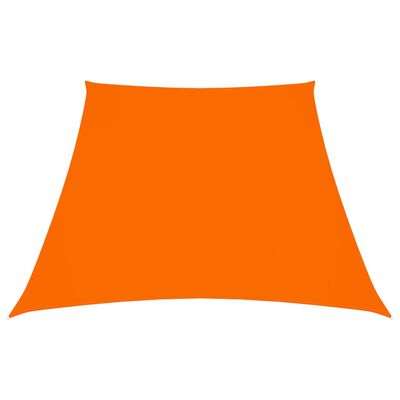 vidaXL Zonnescherm trapezium 3/4x3 m oxford stof oranje