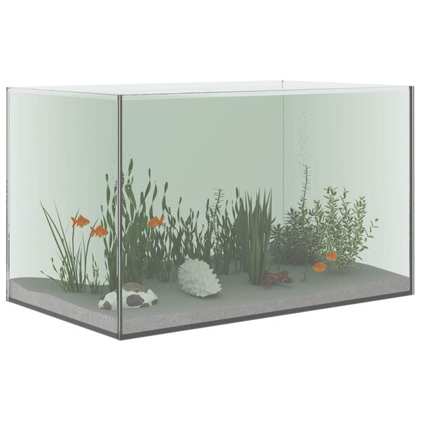 vidaXL Aquarium met opslag Doorzichtig 50 x 30 x 30 cm Glas
