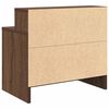 vidaXL Nachtkastjes 2 st met lade 51x31x47 cm bruin eikenkleurig