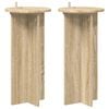 vidaXL Plantenstandaard 2 pcs Sonoma Eiken 29,5 x 29,5 x 60 cm