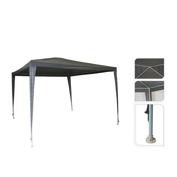 ProGarden Partytent 300x300x245 cm grijs