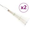 vidaXL 2 st Kerstverlichting vuurwerk 280 LED's 20 cm meerkleurig