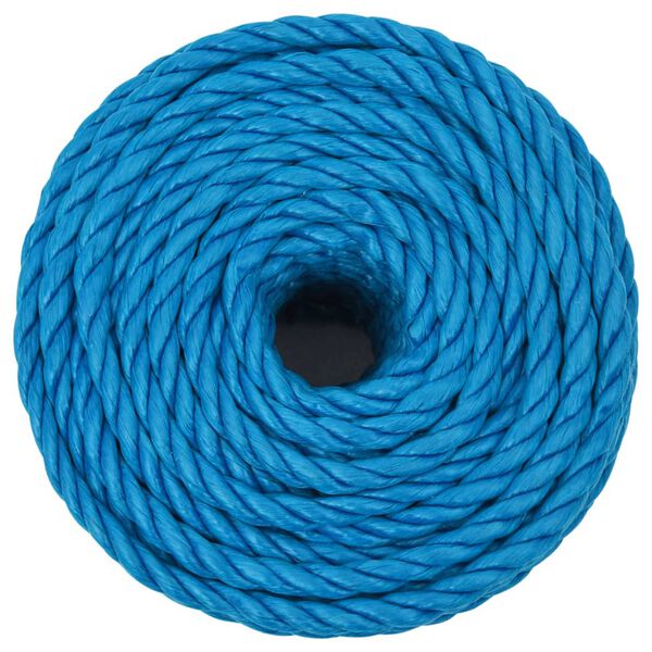 vidaXL Werktouw 10 mm 50 m polypropeen blauw