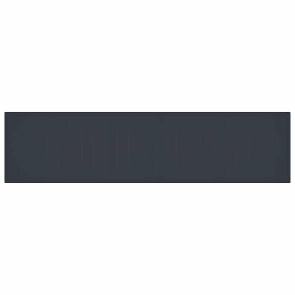 vidaXL Tuin Eettafelset met kussens met kussen 17 pcs Antraciet PP