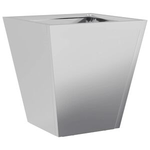 vidaXL Plantenbak 30x30x30 cm gegalvaniseerd staal
