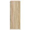 vidaXL Schoenenkast Sonoma Eiken 77,5 x 30 x 83,5 cm Bewerkt hout