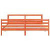 vidaXL Bedframe zonder matras massief grenenhout wasbruin 200x200 cm
