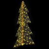 vidaXL Kerstboom met 160 LED Warmwit 150 cm PET