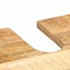 vidaXL Badkamermeubelset 4 pcs Bruin en zwart Massief Mango Hout