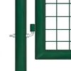 vidaXL Tuinpoort staal 350x100 cm groen