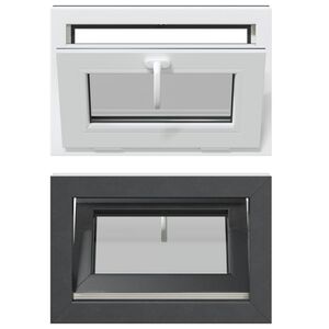 vidaXL Kelderraam RISOR 60 x 40 cm PVC en glas