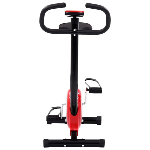 vidaXL Hometrainer met bandweerstand rood