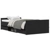 vidaXL Bedframe met lade Zwart Eiken 193 x 93 x 50 cm Bewerkt hout