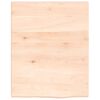 vidaXL Wastafelblad 40x50x2 cm onbehandeld massief hout