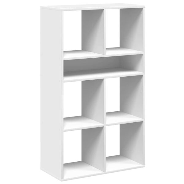 vidaXL Boekenkast 66x31x112 cm bewerkt hout wit