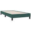 vidaXL Boxspring zonder matras fluweel donkergroen 90x210 cm