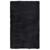 vidaXL Hoogpolig vloerkleed NAVARRA 80x150 cm polyester zwart