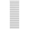 vidaXL Zebra rolgordijn 80x200 cm stofbreedte 75,9 cm lichtgrijs