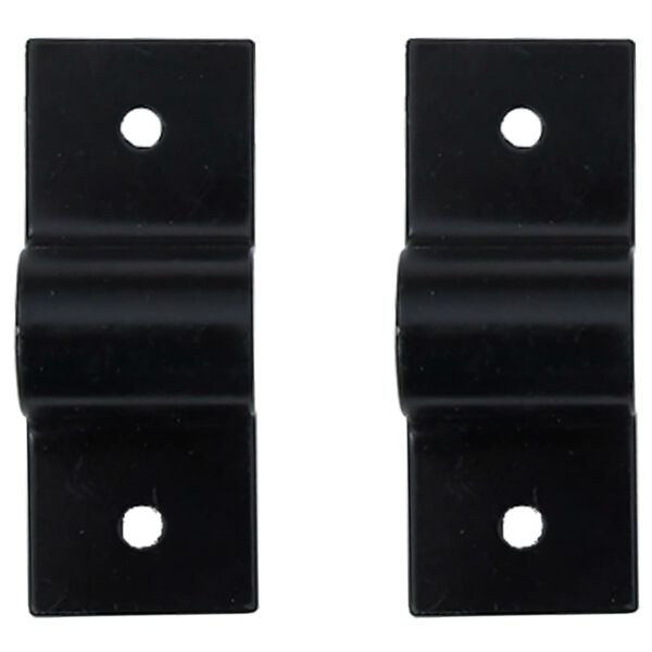 vidaXL Wasstang paard wandgemonteerd staal zwart