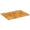 vidaXL Badmatten 2 st Naturel 44 x 60 cm Massief Acaciahout
