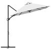 vidaXL Tuin Cantilever Parasol Zand 372 x 198 x 243 cm