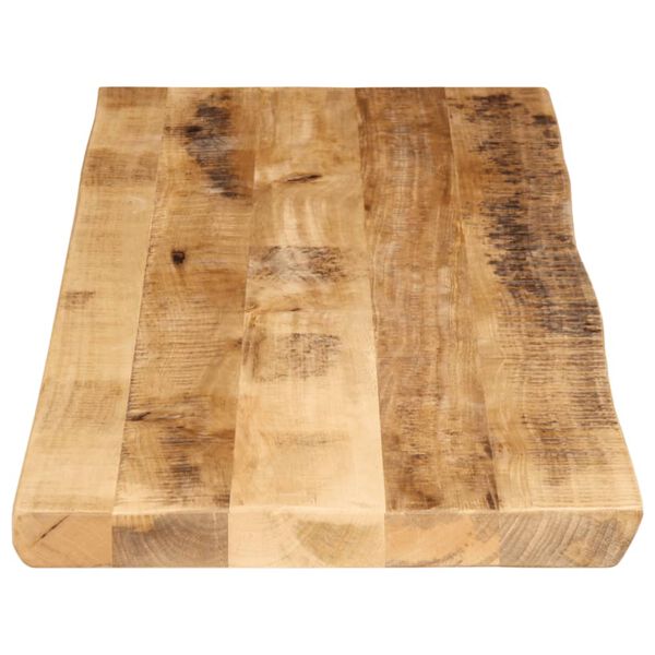 vidaXL Tafelblad met natuurlijke rand 110x40x3,8 cm massief mangohout