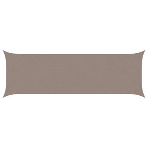 vidaXL Zonneschaduwzeil Taupe 6 x 2 m 100% Polyester Oxford