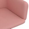 vidaXL Eetkamerstoelen draaibaar 4 st fluweel roze