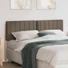 vidaXL Gestoffeerd hoofdbord Bruin en Taupe 150 cm Massief grenenhout