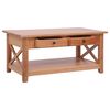 vidaXL Salontafel 100x55x46 cm massief mahoniehout