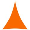 vidaXL Zonnescherm driehoekig 4x5x5 m oxford stof oranje