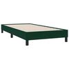 vidaXL Boxspring met matras fluweel donkergroen 100x210 cm